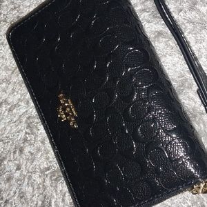 Coach Embossed Wallet/Wristlet